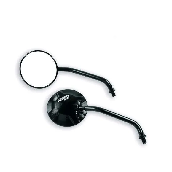 Right rearview mirror in aluminum Ducati Scrambler 96880181A - 1 Right rearview mirror in aluminum Ducati Scrambler 96880181A - 1
