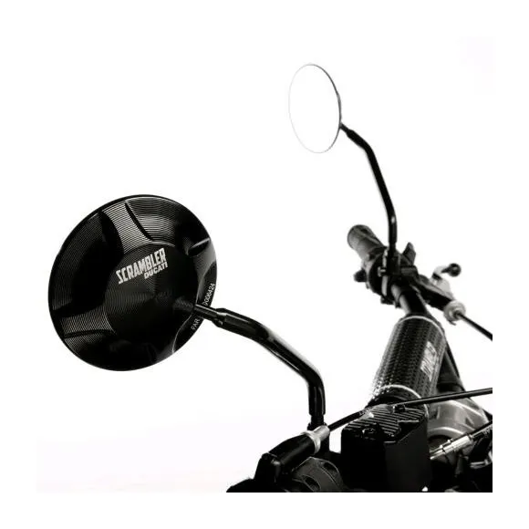 Right rearview mirror in aluminum Ducati Scrambler 96880181A - 2 Right rearview mirror in aluminum Ducati Scrambler 96880181A - 2