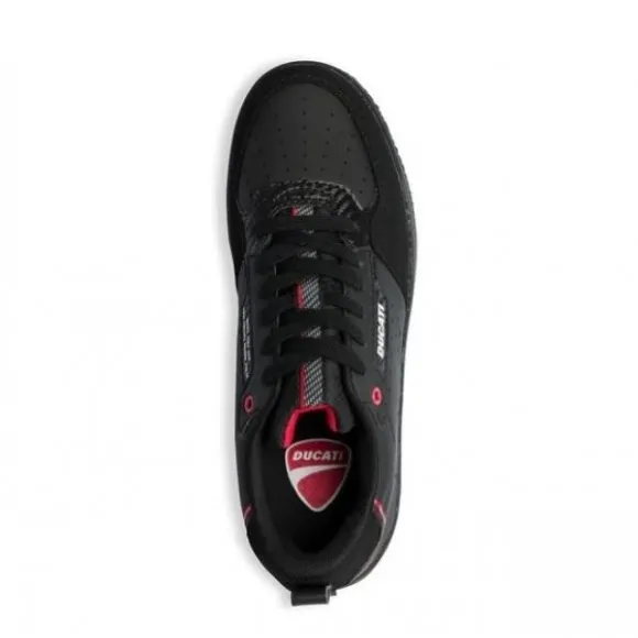 Chaussures de sport pour hommes avec détails perforés originaux Ducati Valencia noir DF21-16 - 5 Chaussures de sport pour hommes avec détails perforés originaux Ducati Valencia noir DF21-16 - 5