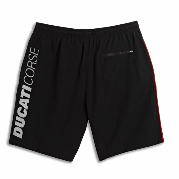 Original Ducati Fitness Herren Short Shorts Schwarz 98770799 - 2