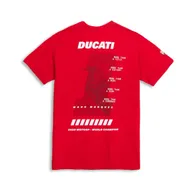 Original Ducati Marc Marquez MotoGP Weltmeister '25 Herren-Gedenk-T-Shirt - 2 Original Ducati Marc Marquez MotoGP Weltmeister '25 Herren-Gedenk-T-Shirt - 2