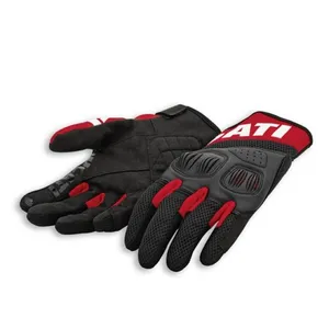 Guantes hombre verano C3 Ducatiprotecciones,rojo y negro 98107136