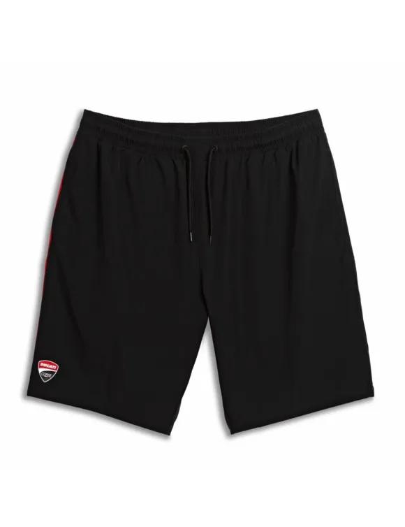 Short court d'origine Ducati Fitness pour hommes noir 98770799